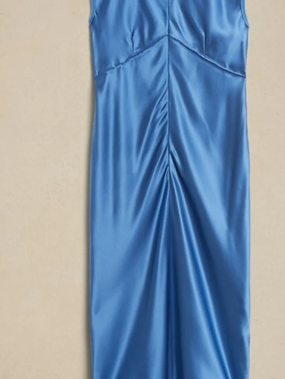 Banana Republic Satin Midi Dress in Blue - Picture 4 of 11